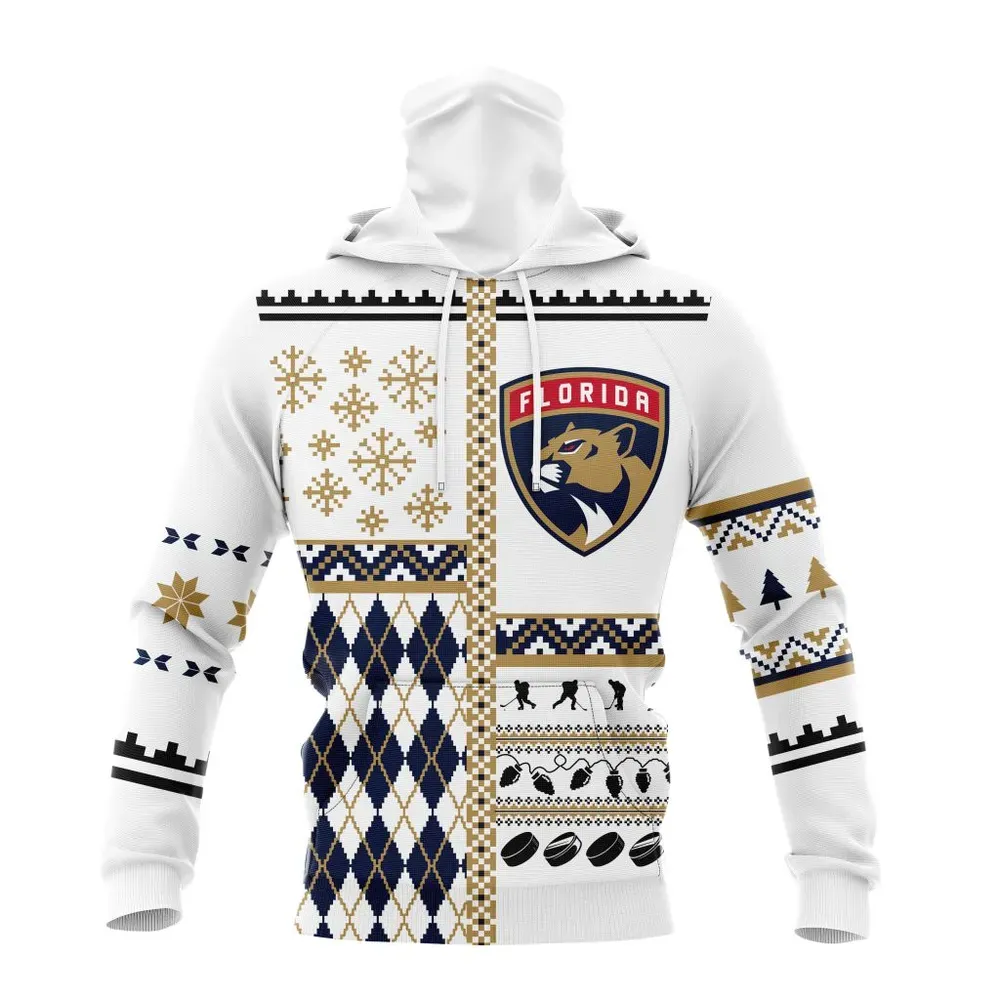 NHL Florida Panthers | Specialized Unisex Christmas Is Coming V01 Mask Hoodie