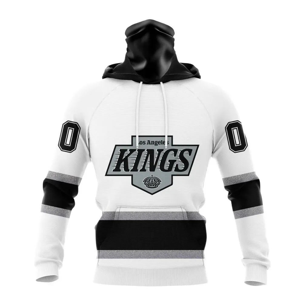 NHL Los Angeles Kings Personalized 2024-2025 Away Kits Mask Hoodie