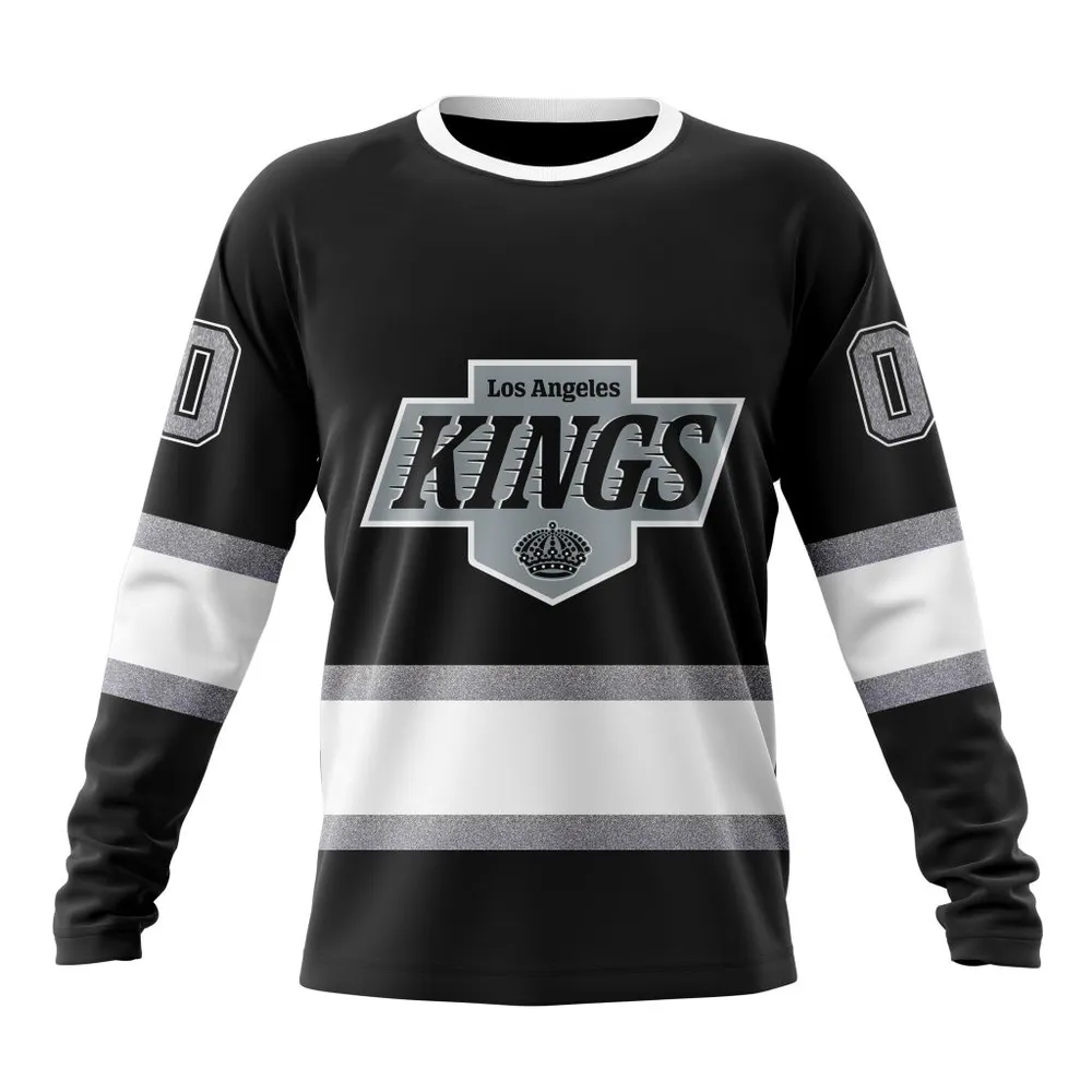 NHL Los Angeles Kings Personalized 2024-2025 Home Kits Long Sleeved Sweatshirt 