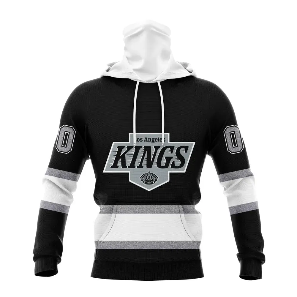 NHL Los Angeles Kings Personalized 2024-2025 Home Kits Mask Hoodie