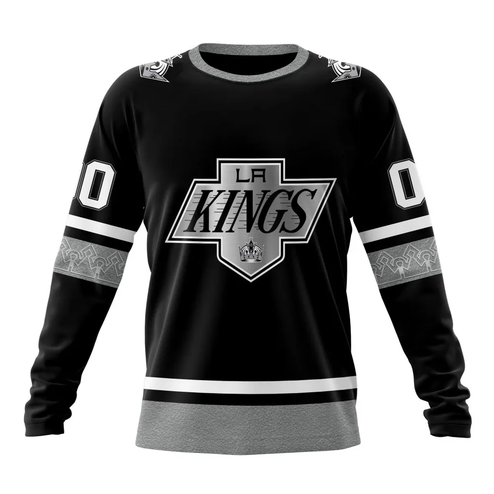 NHL Los Angeles Kings Personalized Alternate Concepts Kits St2401 Long Sleeved Sweatshirt 