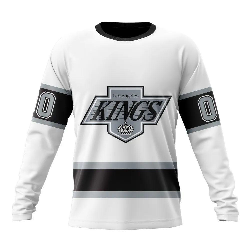 NHL Los Angeles Kings Personalized Alternate Kits Long Sleeved Sweatshirt 