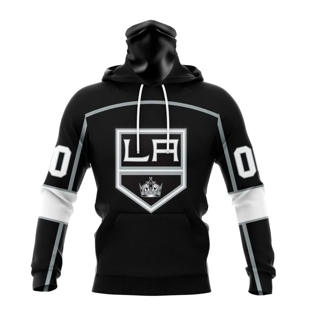 NHL Los Angeles Kings Personalized Home Kits Mask Hoodie