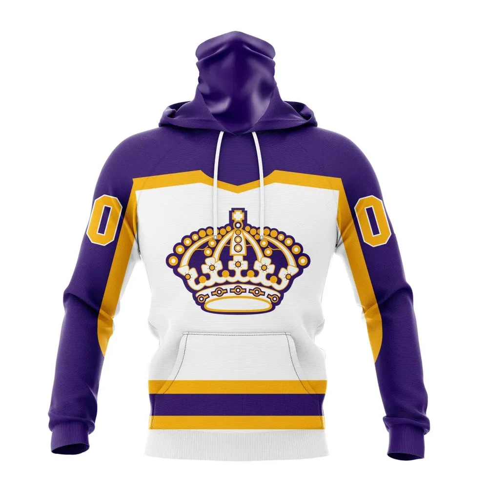 NHL Los Angeles Kings Reverse Retro Kits Mask Hoodie