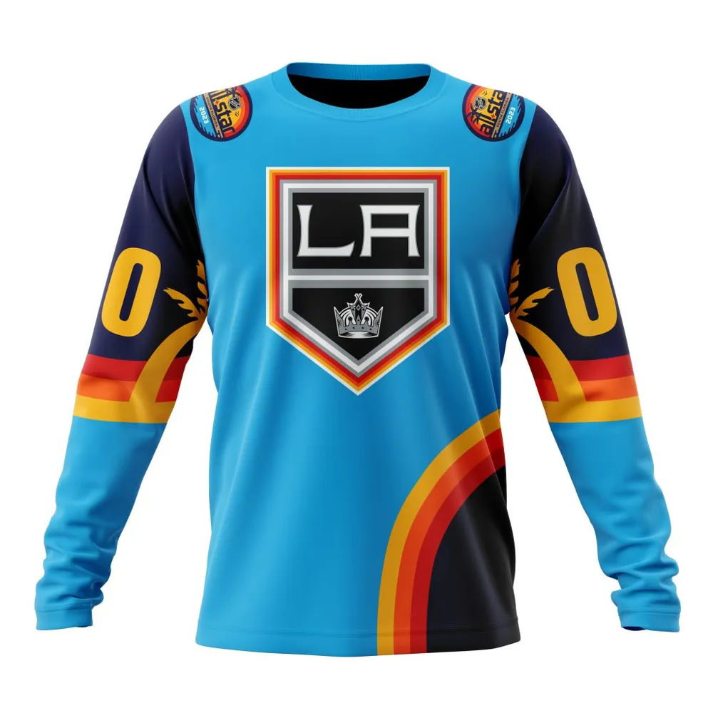 NHL Los Angeles Kings Special All-Star Game Design With Atlantic Ocean Long Sleeved Sweatshirt 