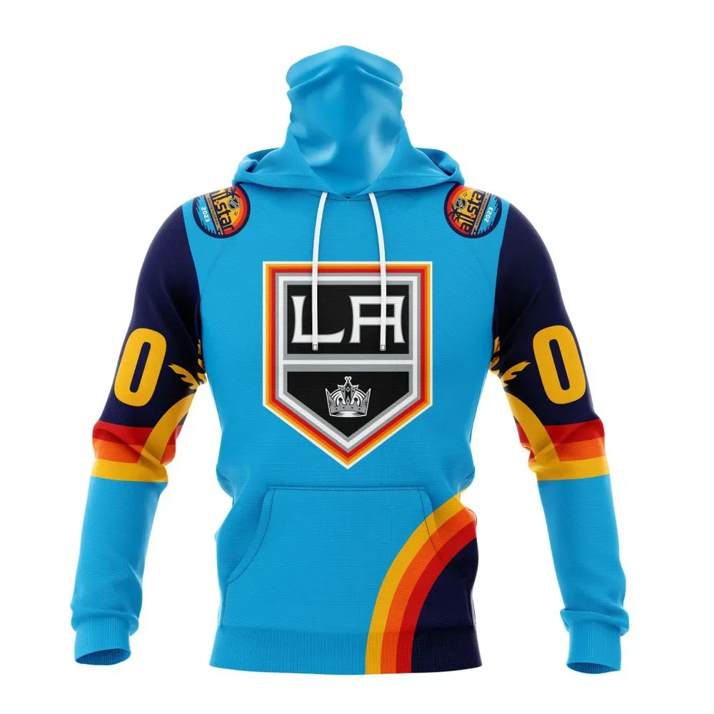 NHL Los Angeles Kings Special All-Star Game Design With Atlantic Ocean Mask Hoodie