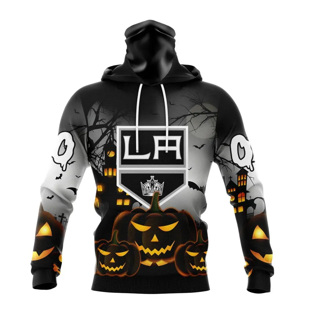 NHL Los Angeles Kings Special Design For Halloween St2302 Mask Hoodie