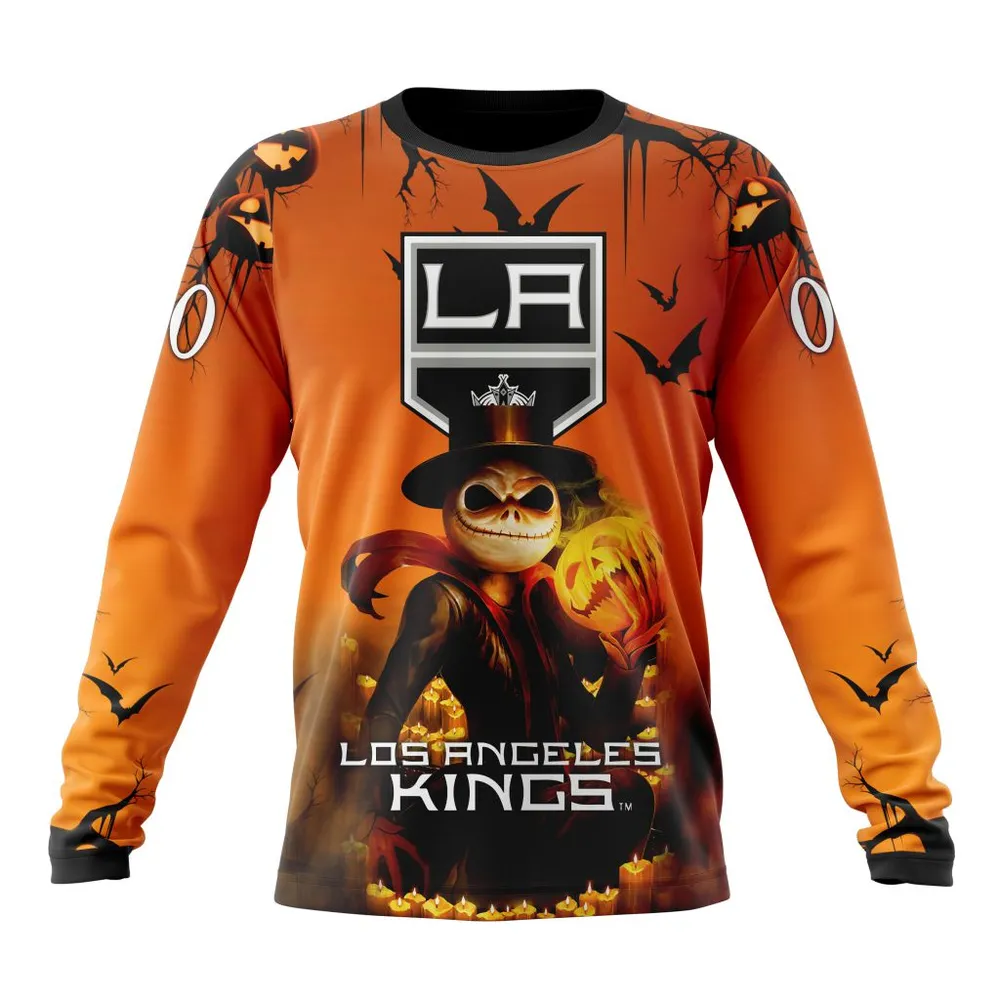 NHL Los Angeles Kings Special Halloween Concepts St2201 Long Sleeved Sweatshirt 