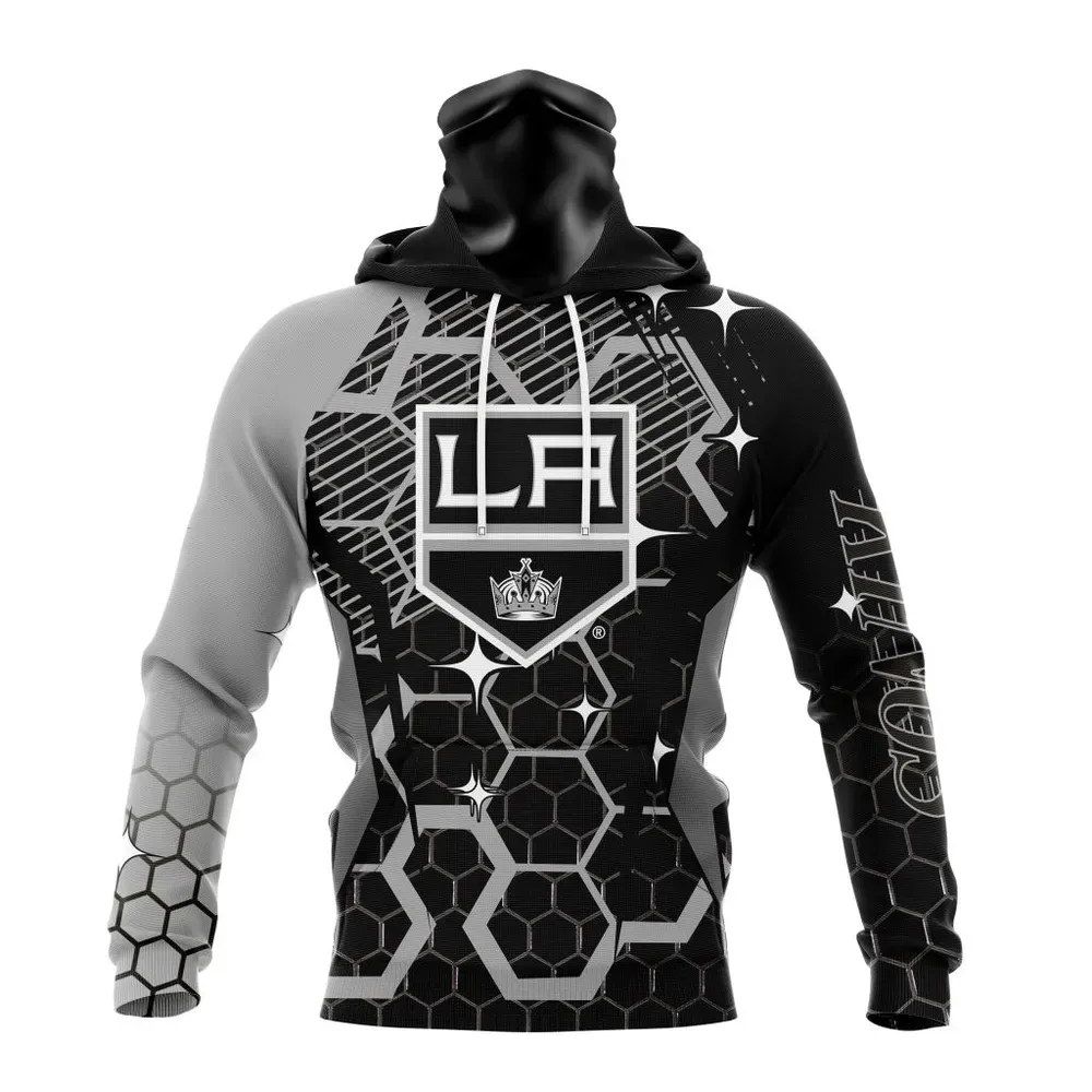 NHL Los Angeles Kings | Specialized Design With Motocross Syle V0222 Mask Hoodie