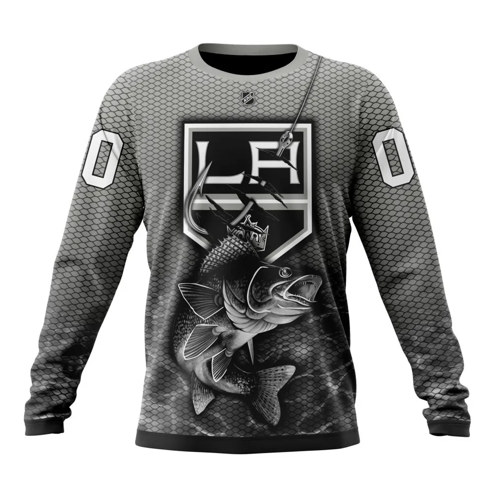 NHL Los Angeles Kings | Specialized Fishing Style St2201 Long Sleeved Sweatshirt 