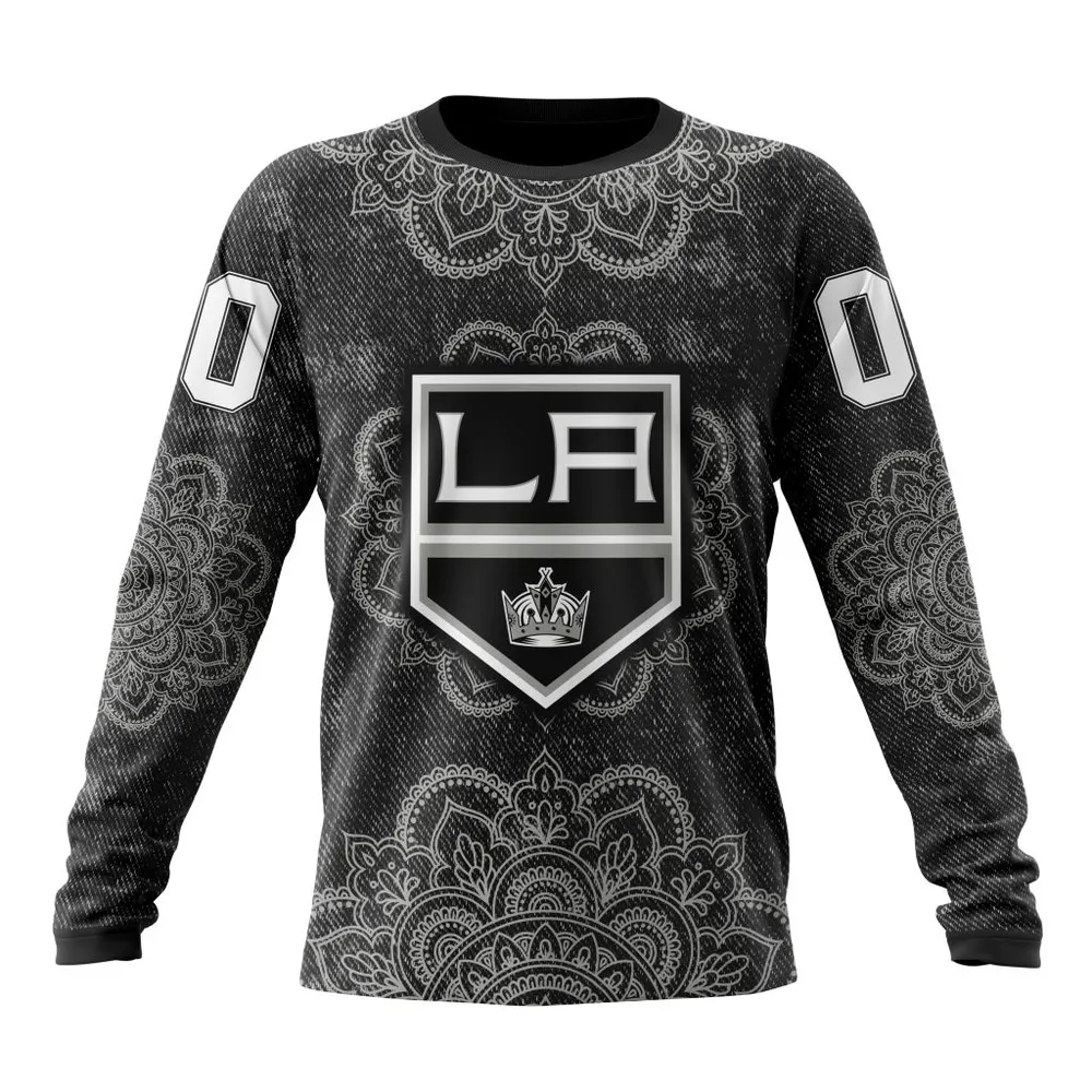 NHL Los Angeles Kings | Specialized Mandala Style St2201 Long Sleeved Sweatshirt 