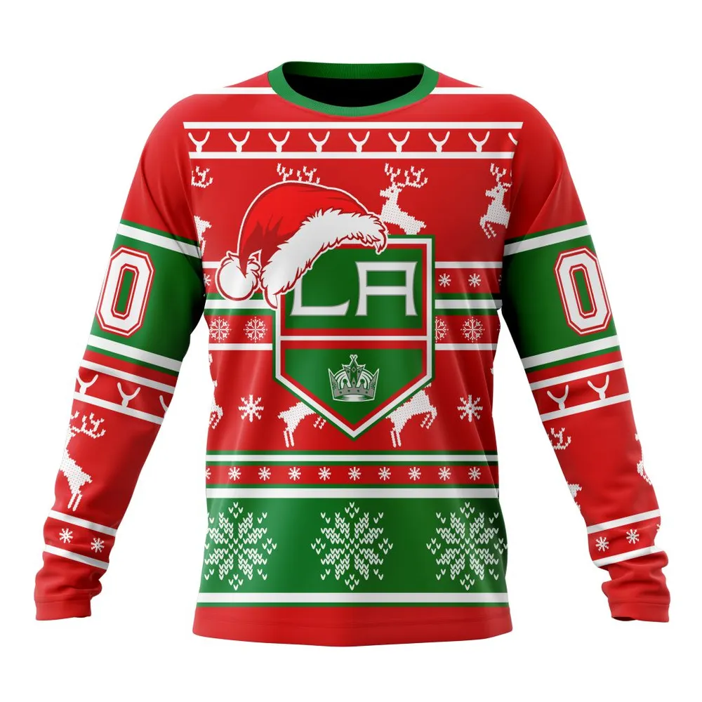 NHL Los Angeles Kings | Specialized Unisex Christmas Is Coming V02 Long Sleeved Sweatshirt 