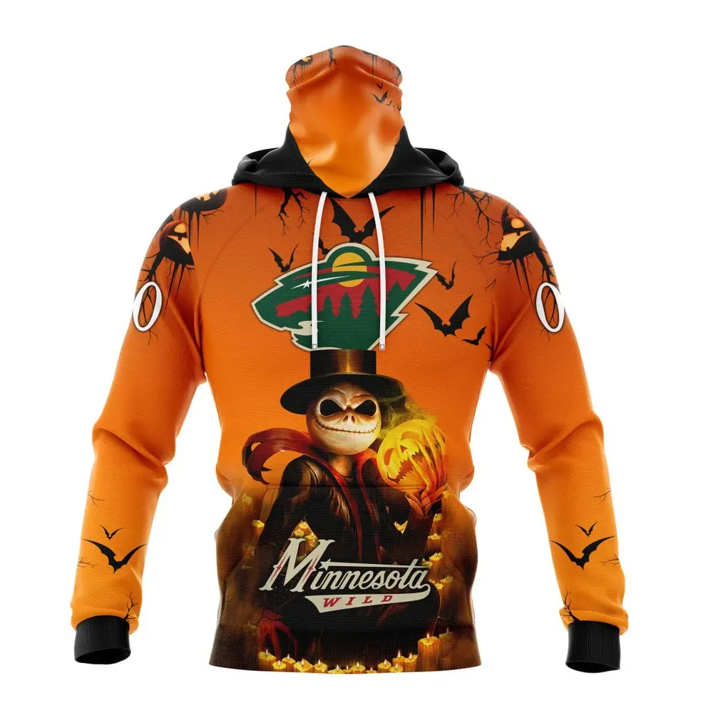 NHL Minnesota Wild Special Halloween Concepts St2201 Mask Hoodie