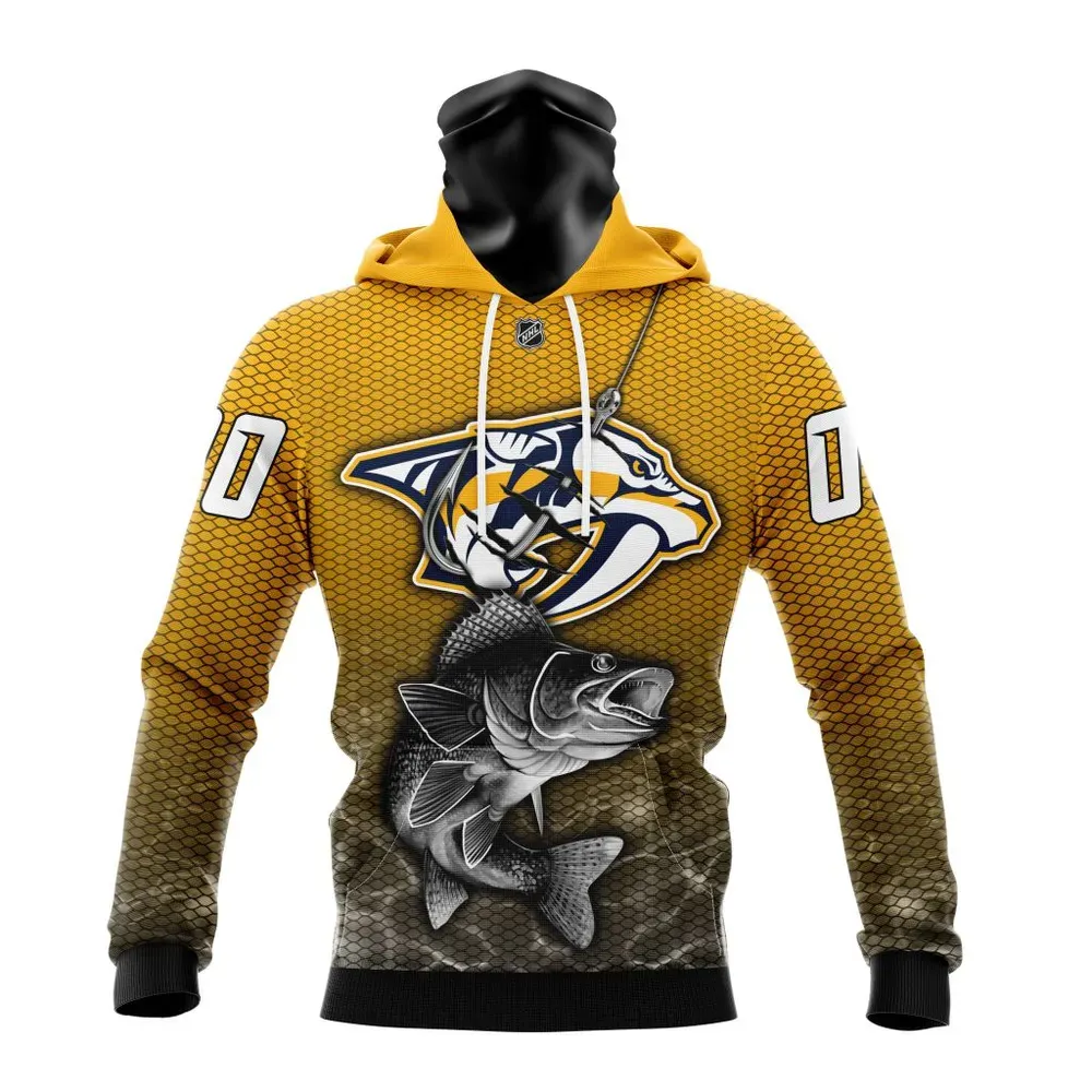 NHL Nashville Predators | Specialized Fishing Style St2201 Mask Hoodie