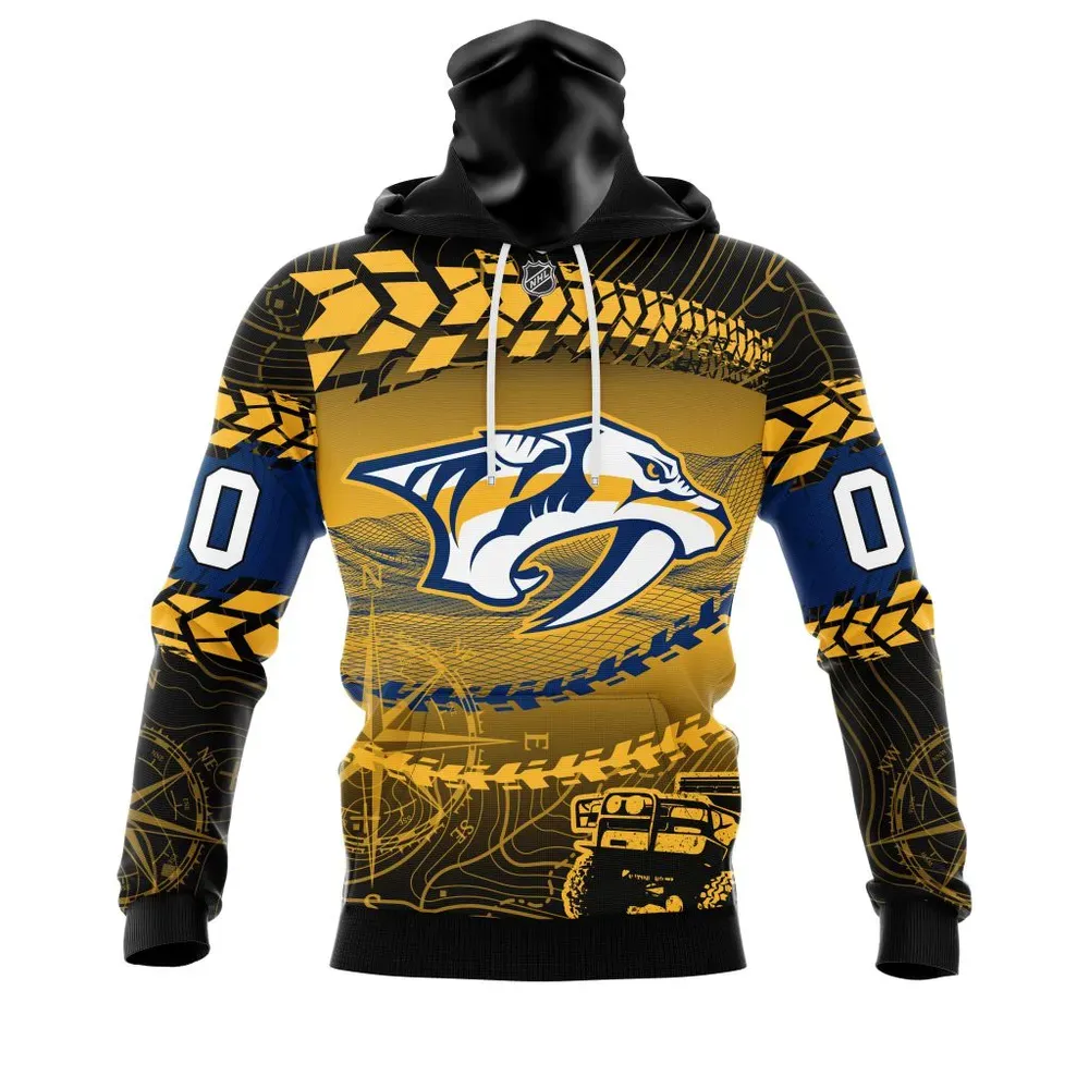 NHL Nashville Predators | Specialized Off Road Style St2201 Mask Hoodie