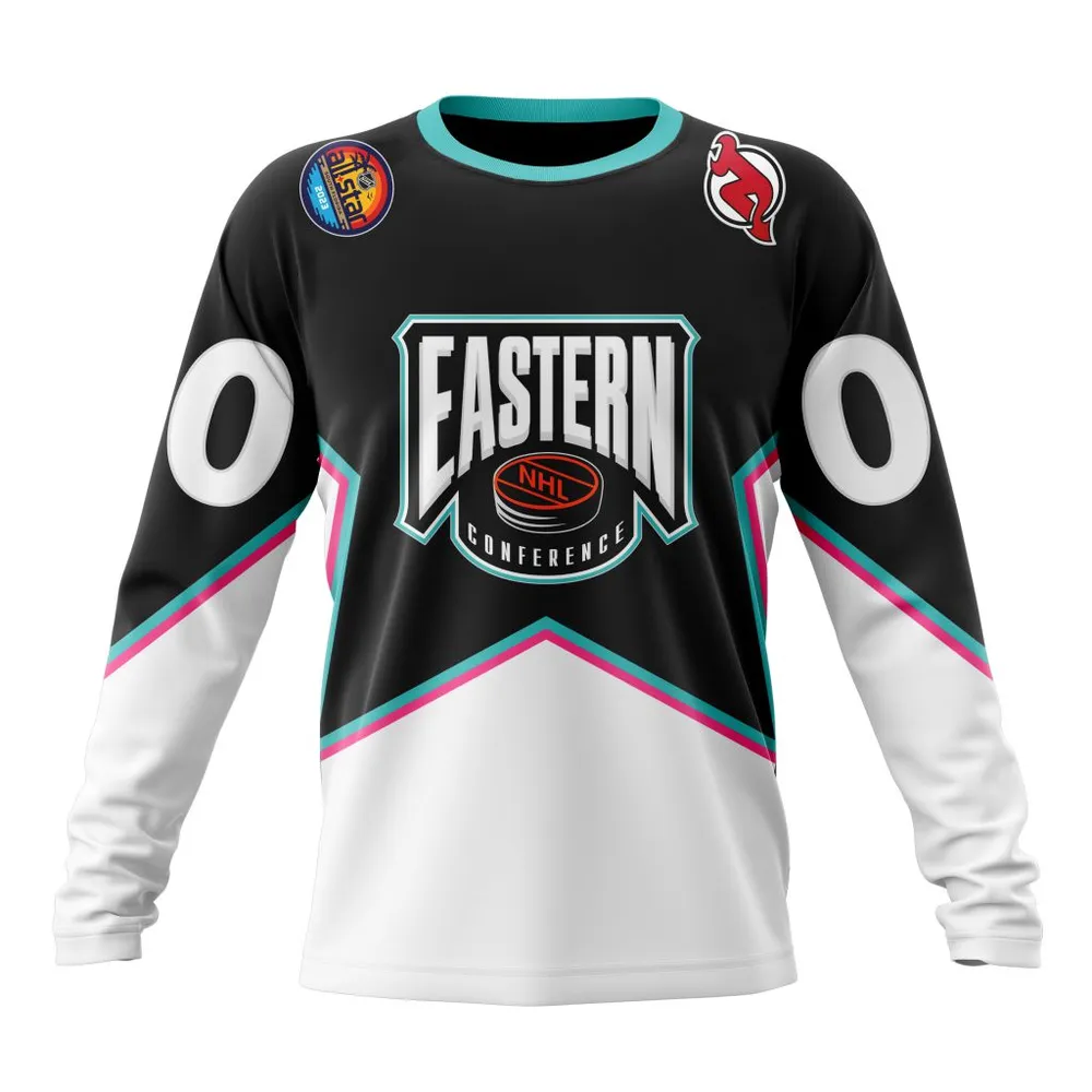 NHL New Jersey Devils All-Star Eastern Conference 2023 Long Sleeved Sweatshirt 