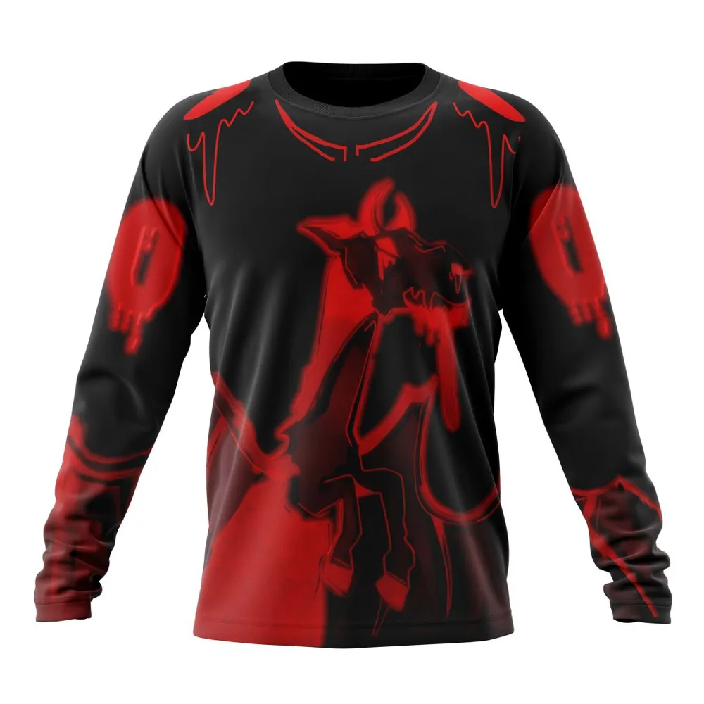 NHL New Jersey Devils | Specialized Jersey For Halloween Night Long Sleeved Sweatshirt 