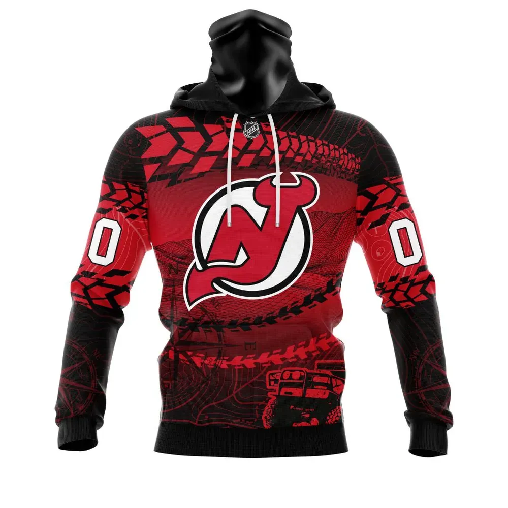 NHL New Jersey Devils | Specialized Off Road Style St2201 Mask Hoodie