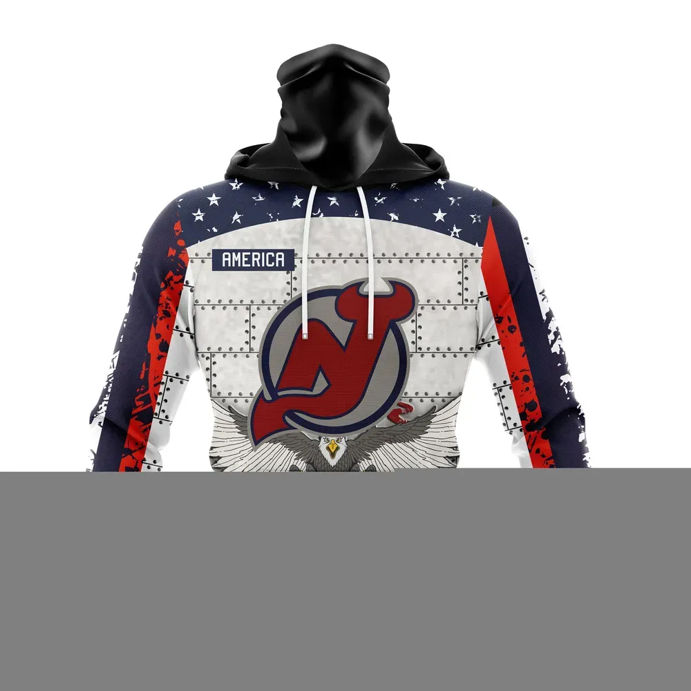 NHL New Jersey Devils | Specialized Unisex In Us Concepts V0222 Mask Hoodie