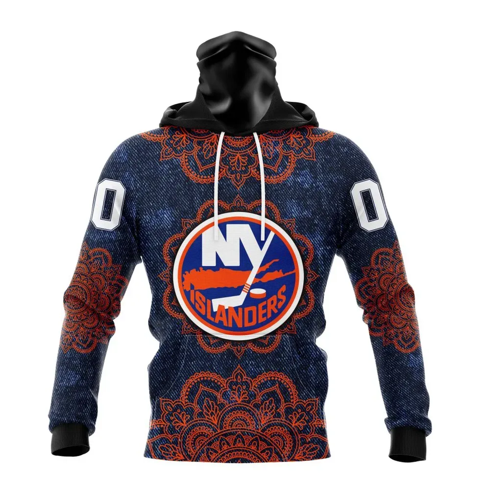 NHL New York Islanders | Specialized Mandala Style St2201 Mask Hoodie