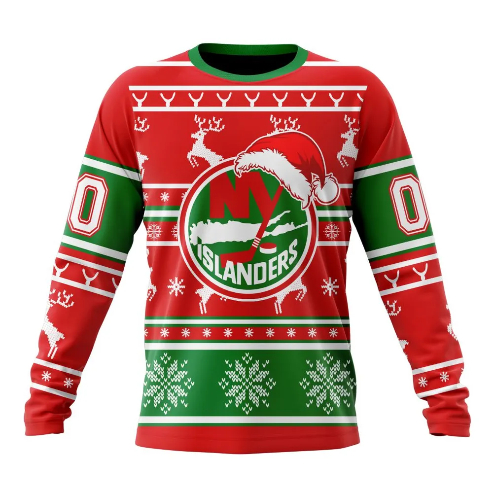 NHL New York Islanders | Specialized Unisex Christmas Is Coming V02 Long Sleeved Sweatshirt 