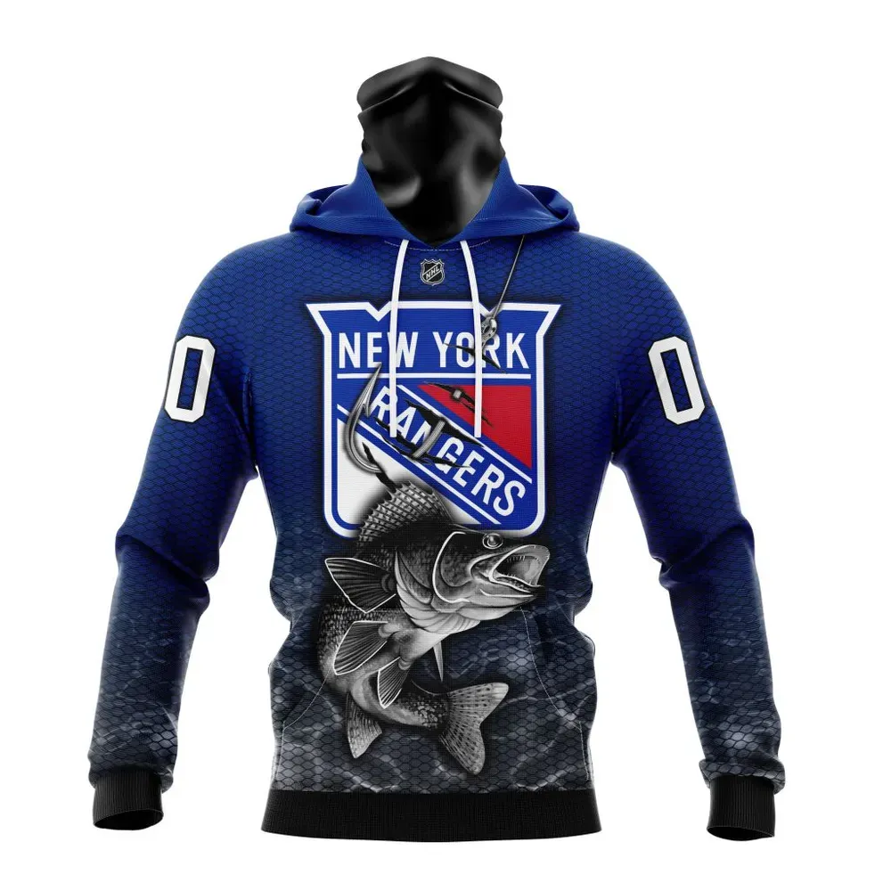 NHL New York Rangers | Specialized Fishing Style St2201 Mask Hoodie