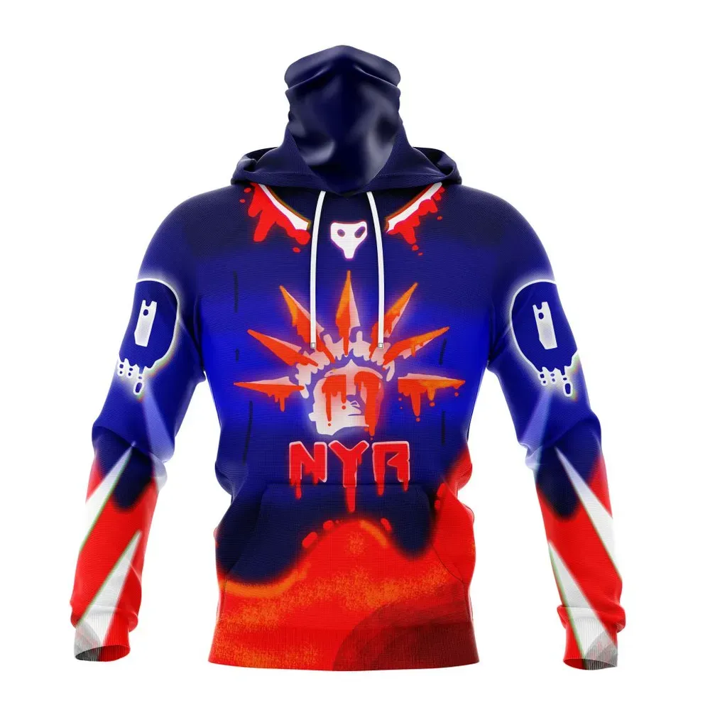 NHL New York Rangers | Specialized Jersey For Halloween Night Mask Hoodie