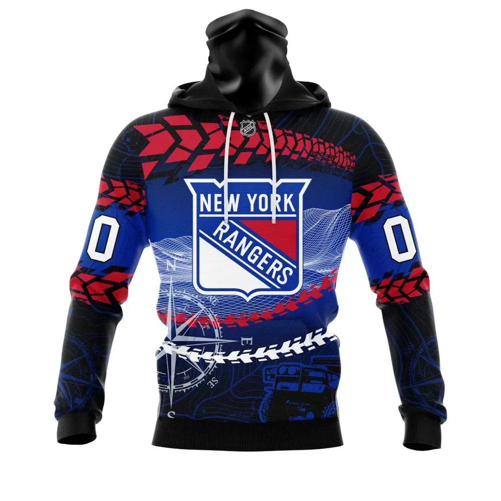 NHL New York Rangers | Specialized Off Road Style St2201 Mask Hoodie