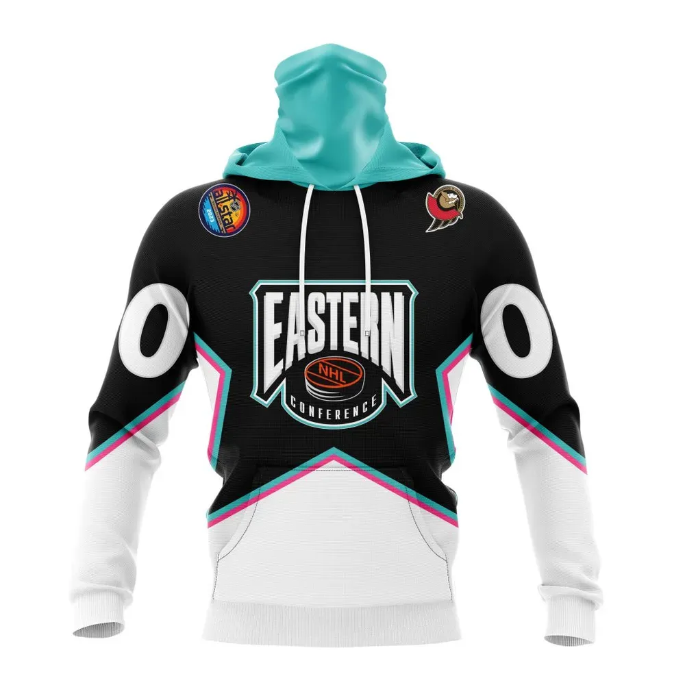 NHL Ottawa Senators All-Star Eastern Conference 2023 Mask Hoodie