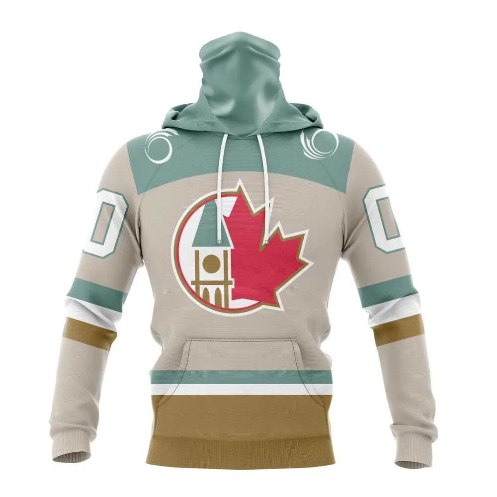 NHL Ottawa Senators Special City Connect Design St2402 Mask Hoodie