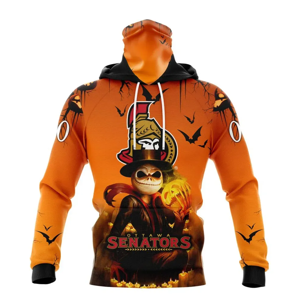 NHL Ottawa Senators Special Halloween Concepts St2201 Mask Hoodie