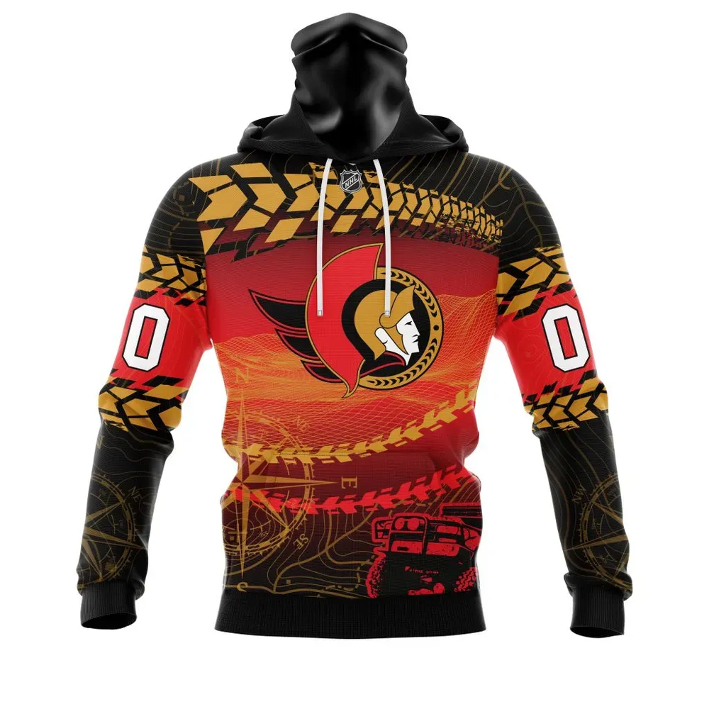 NHL Ottawa Senators | Specialized Off Road Style St2201 Mask Hoodie