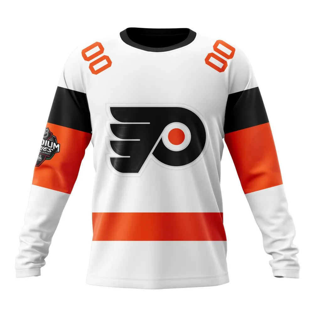 NHL Philadelphia Flyers Personalized 2024 Stadium Series Long Sleeved Sweatshirt 