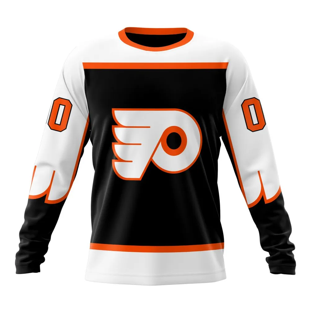 NHL Philadelphia Flyers Personalized Alternate Concepts Kits St2401 Long Sleeved Sweatshirt 