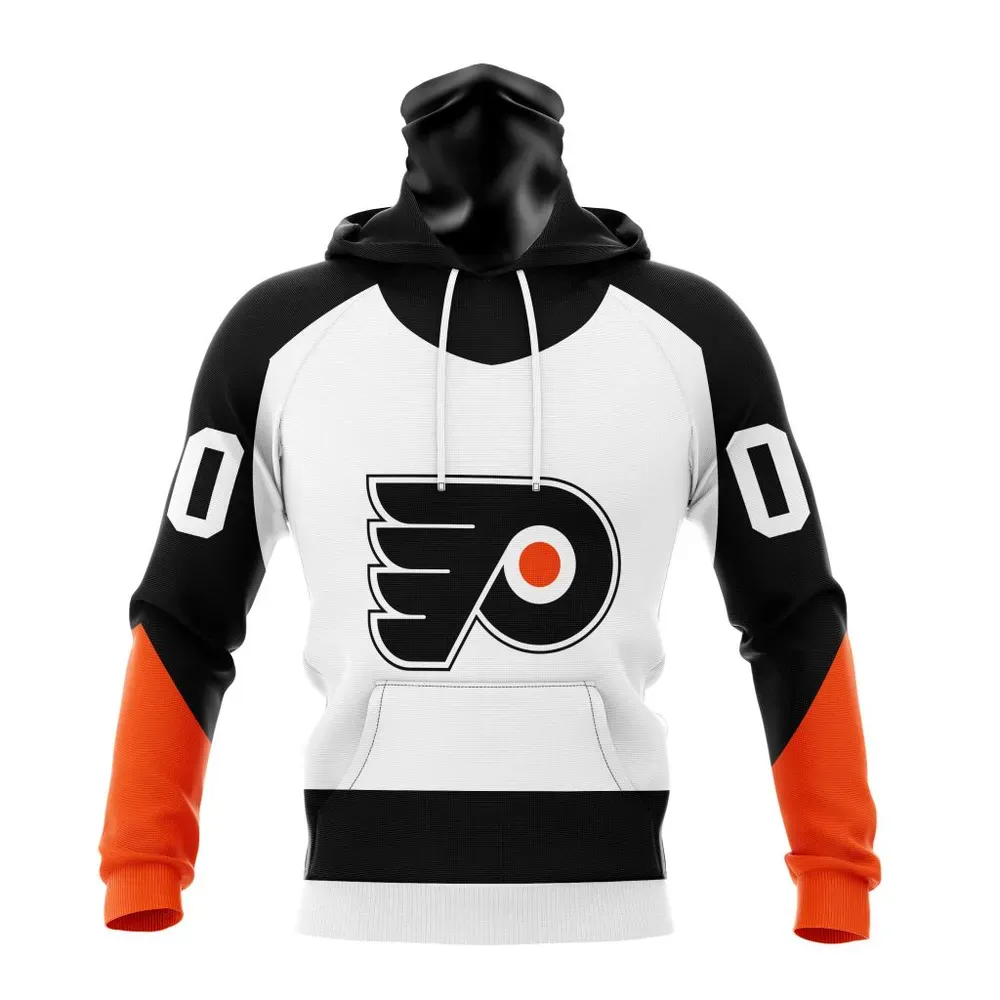 NHL Philadelphia Flyers Reverse Retro Kits Mask Hoodie