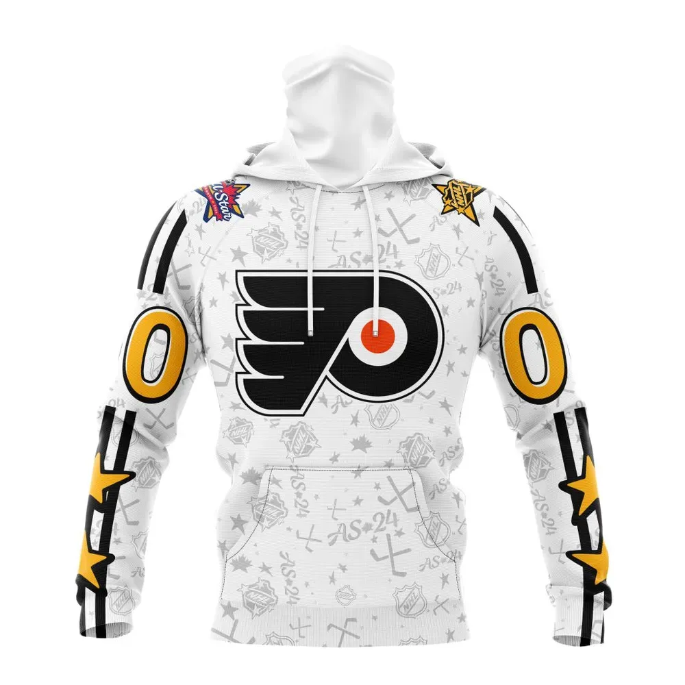 NHL Philadelphia Flyers Special 2024 All-Star Game Design St2401 Mask Hoodie