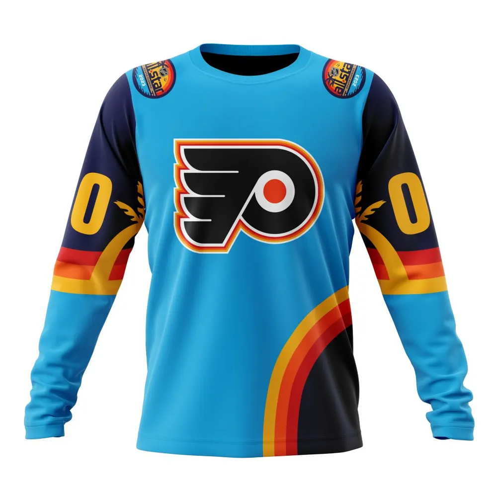 NHL Philadelphia Flyers Special All-Star Game Design With Atlantic Ocean Long Sleeved Sweatshirt 