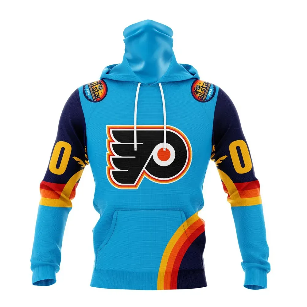 NHL Philadelphia Flyers Special All-Star Game Design With Atlantic Ocean Mask Hoodie