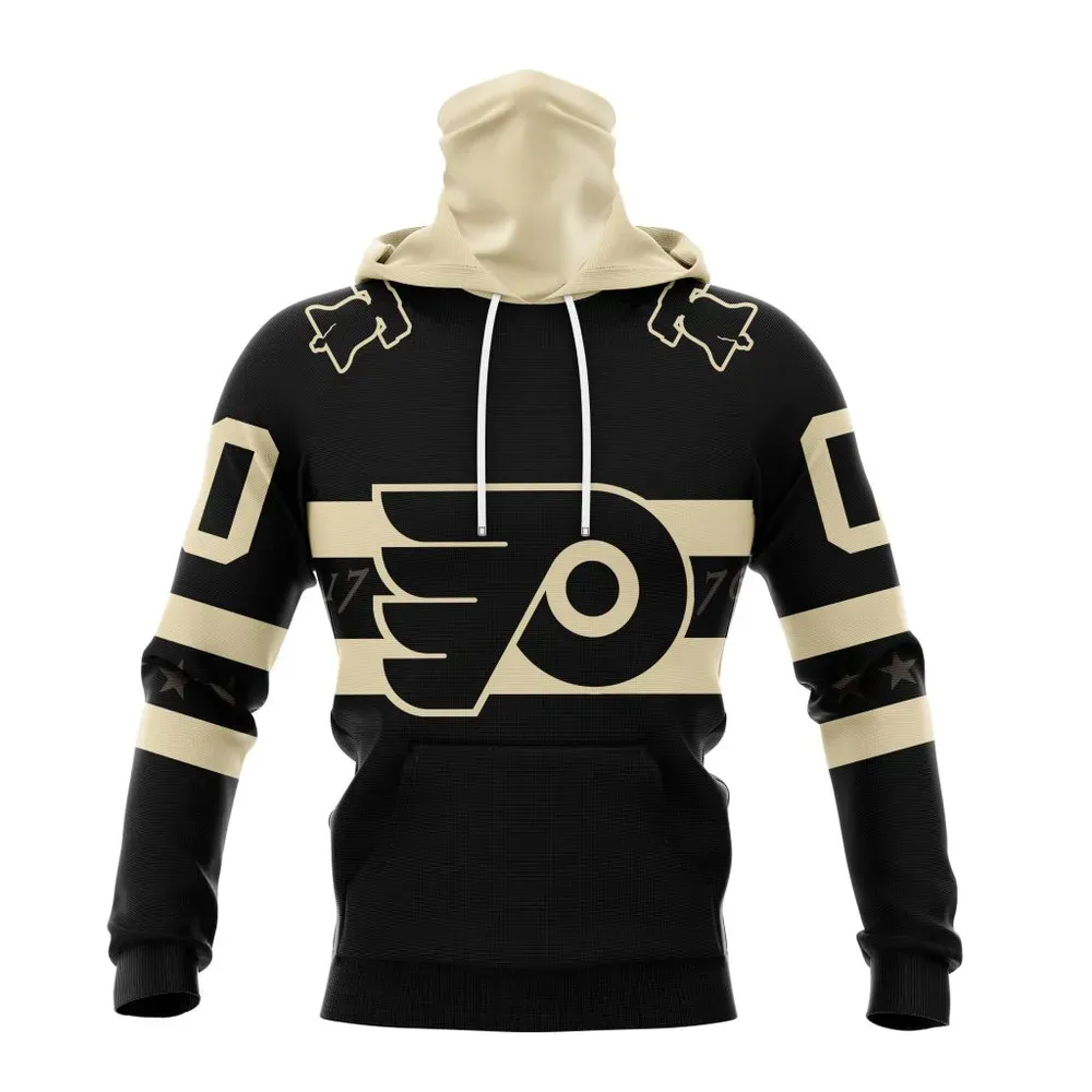 NHL Philadelphia Flyers Special City Connect Design St2402 Mask Hoodie