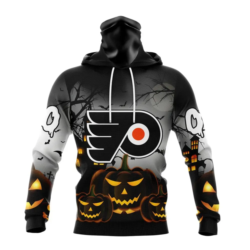 NHL Philadelphia Flyers Special Design For Halloween St2302 Mask Hoodie