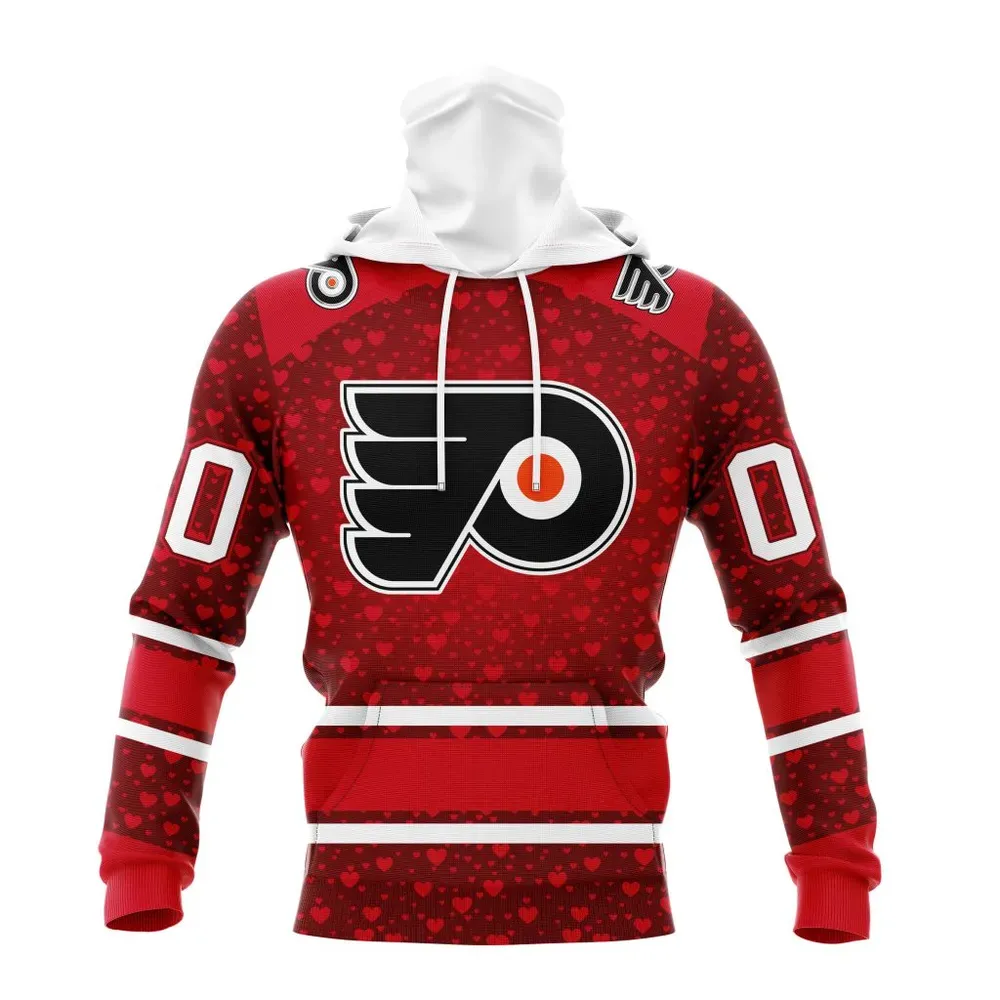 NHL Philadelphia Flyers Special Gift For Valentines Day St2401 Mask Hoodie