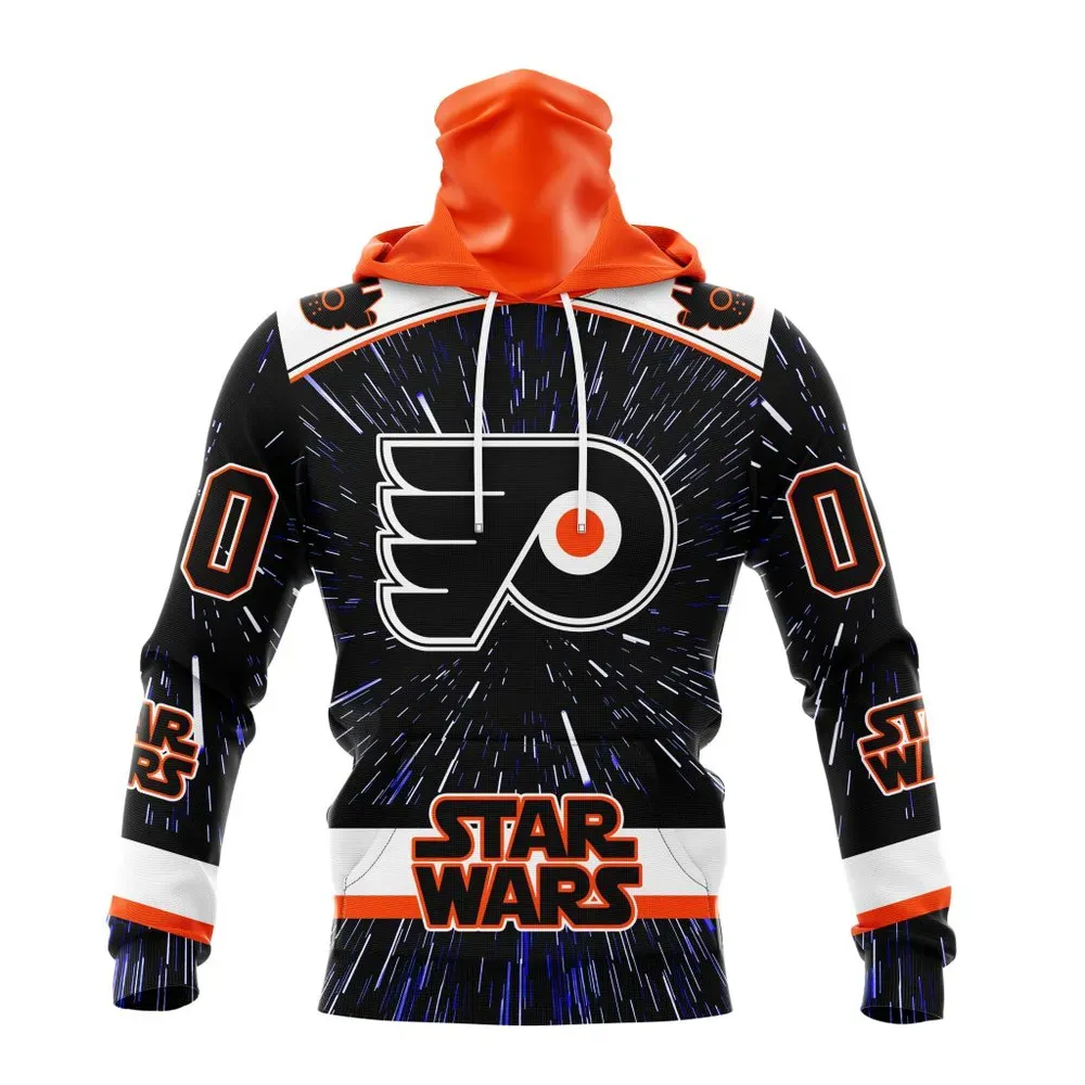 NHL Philadelphia Flyers Special Star Wars Design St2303 Mask Hoodie