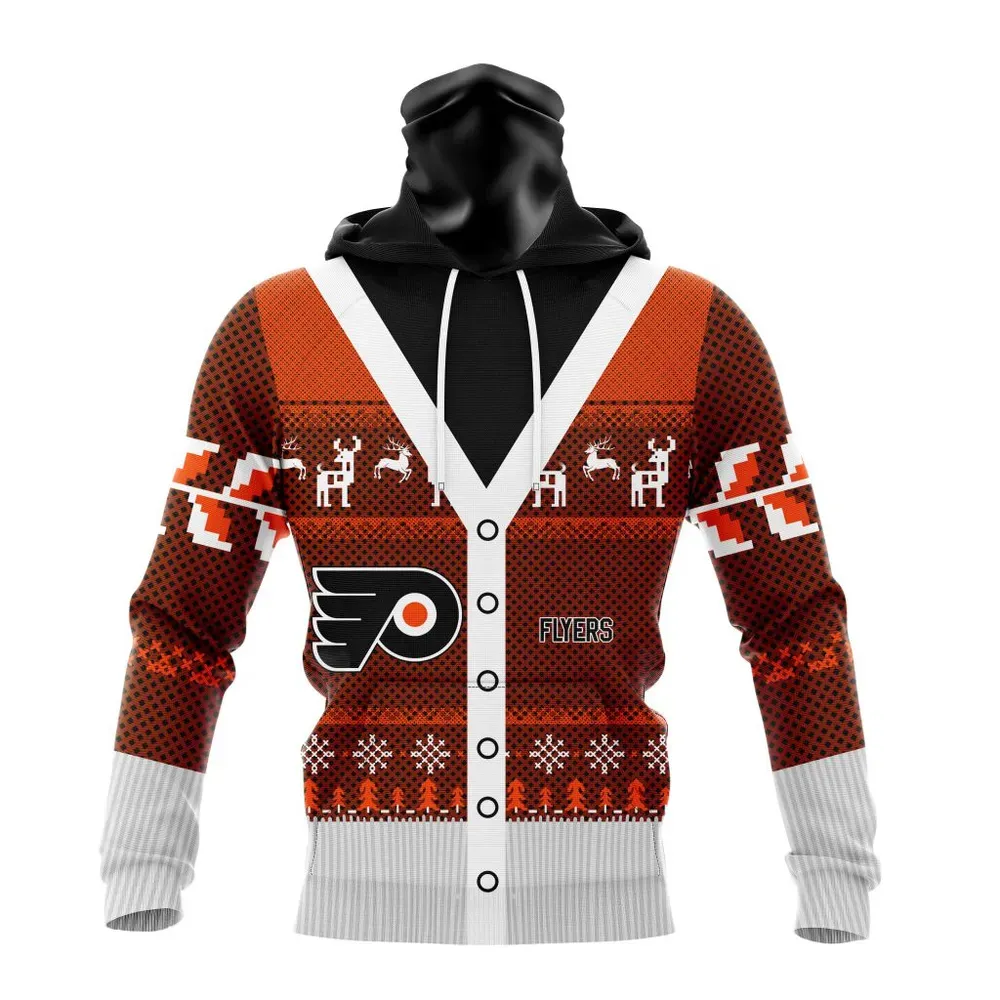 NHL Philadelphia Flyers | Specialized Chrismas Season Mask Hoodie