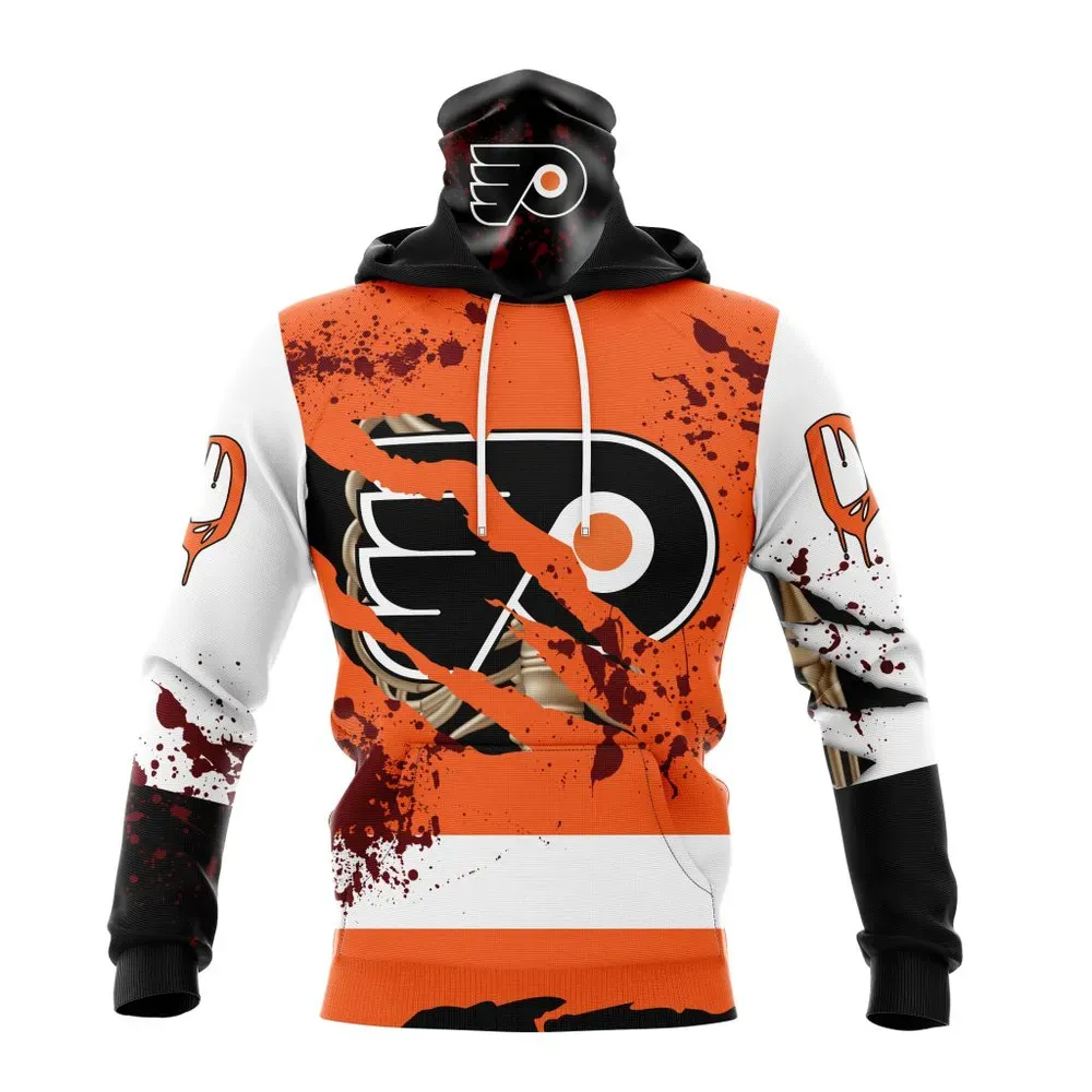 NHL Philadelphia Flyers | Specialized Design Jersey With Your Ribs For Halloween Mask Hoodie