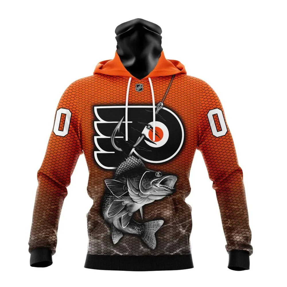 NHL Philadelphia Flyers | Specialized Fishing Style St2201 Mask Hoodie