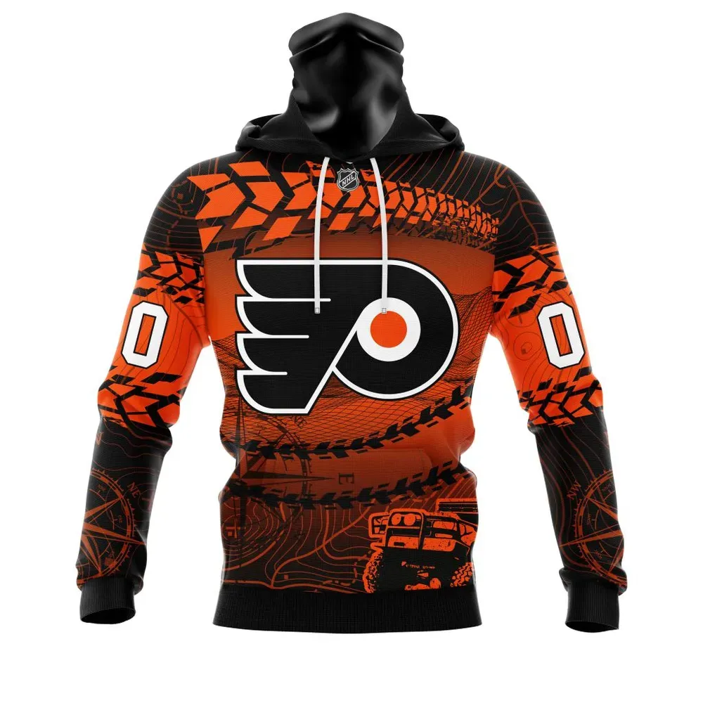 NHL Philadelphia Flyers | Specialized Off Road Style St2201 Mask Hoodie