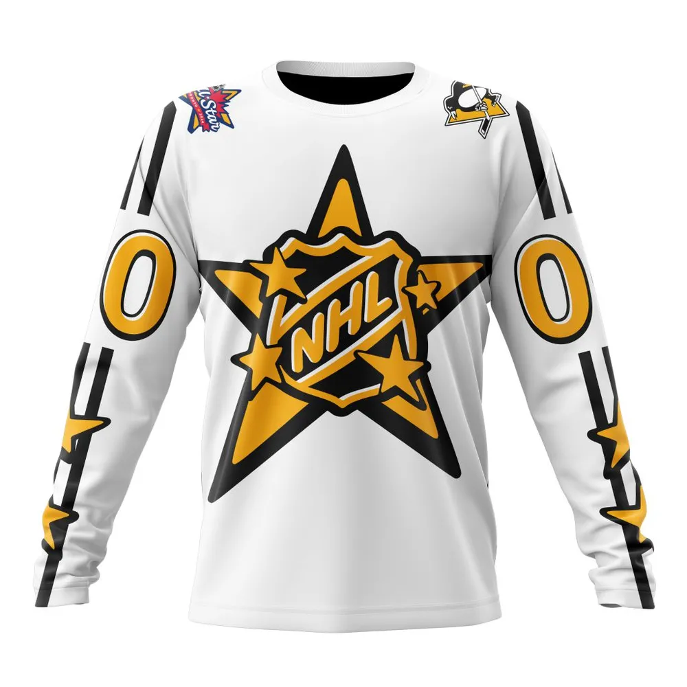 NHL Pittsburgh Penguins Personalized 2024 NHL All-Star Game Long Sleeved Sweatshirt 