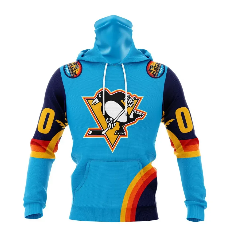 NHL Pittsburgh Penguins Special All-Star Game Design With Atlantic Ocean Mask Hoodie