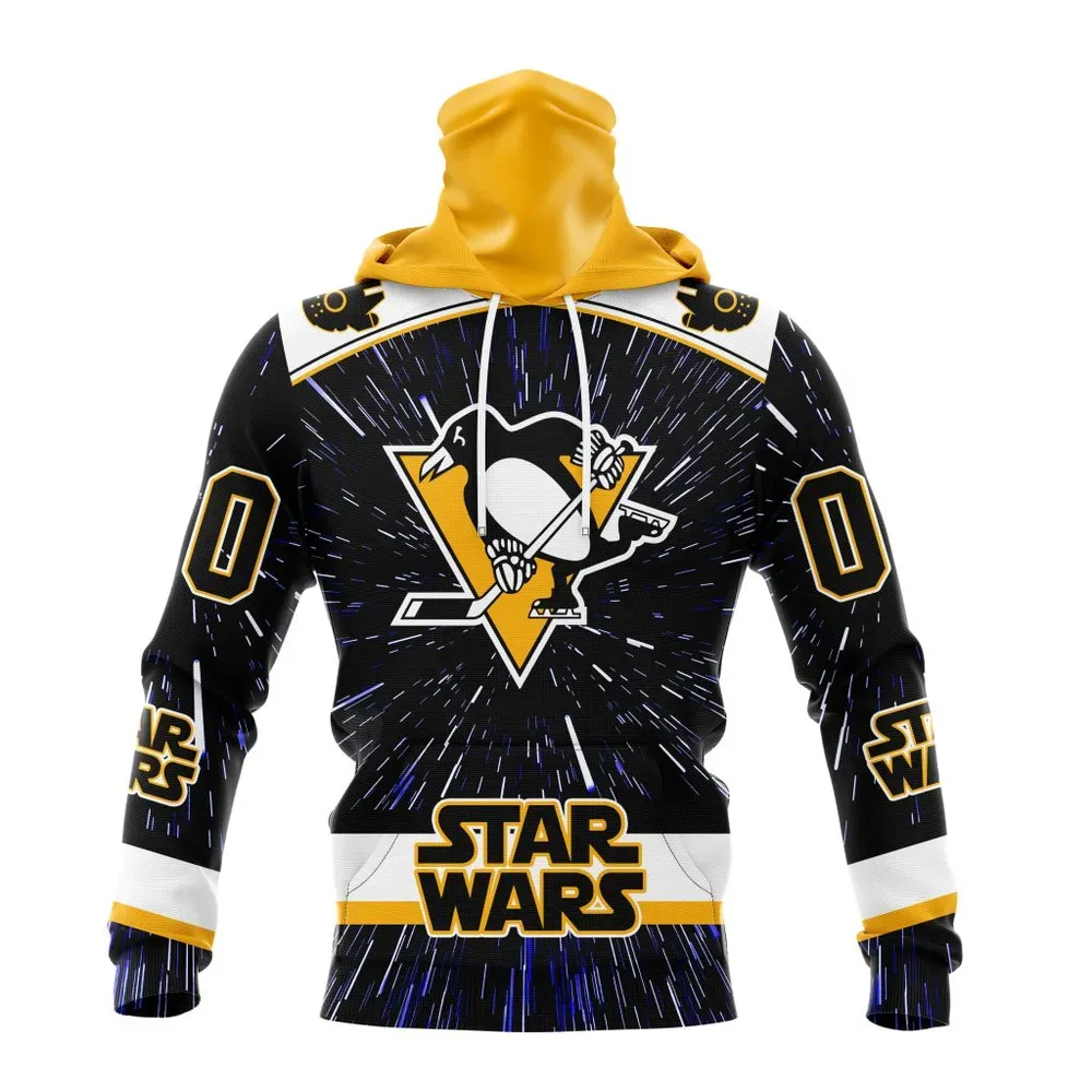 NHL Pittsburgh Penguins Special Star Wars Design St2303 Mask Hoodie