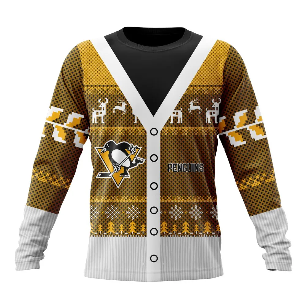 NHL Pittsburgh Penguins | Specialized Chrismas Season Long Sleeved Sweatshirt 